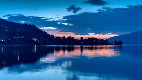 Wallpaper Sunlight Sunset Sea Bay Lake Nature Reflection Sky