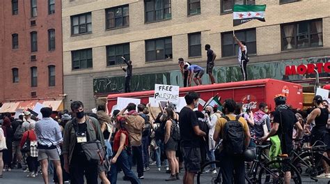 Nyc Free Palestine Protesters Overtake Streets Of Midtown Manhattan Fox News