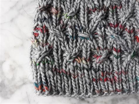 Chunky Knit Beanie Handknit Beanies In Tweed Yarn Beanie For Him