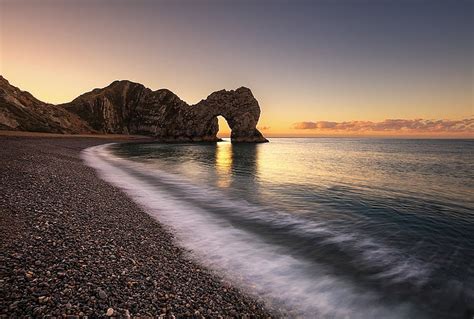 Hd Wallpaper Earth Durdle Door Arch Beach Horizon Ocean Rock