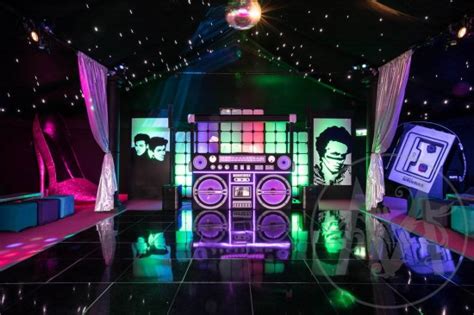 Giant Boombox Prop With Lights Black Eph Creative Event Prop Hire