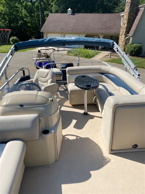 Godfrey Sweetwater Pontoon Boat With 60 HP Mercury Bigfoot 2014 for