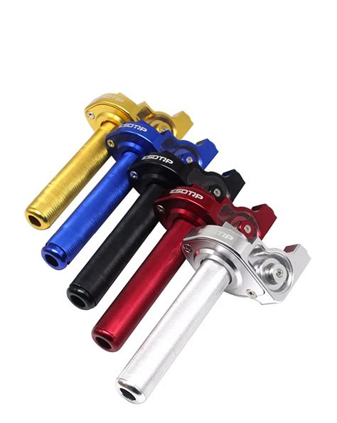 universal 7 8 motorcycle visual throttle twist grips 22mm cnc aluminum grip accelerator moped