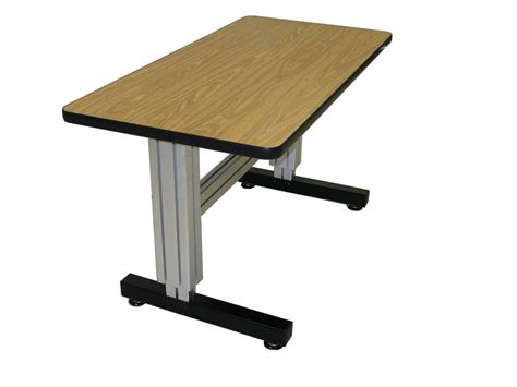 Manual Adjustable Height Desk Single Surface