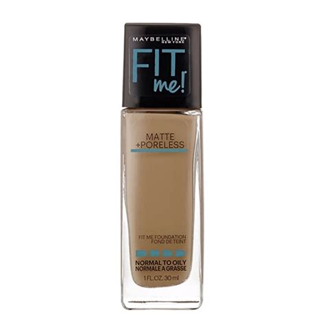 MAYBELLINE Fit Me Matte Poreless Foundation Warm Nude 128 3 Pack