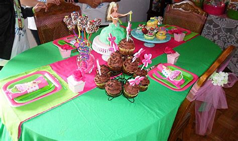 Pink And Green Party Birthday Party Ideas Photo 4 Of 11 Catch My Party