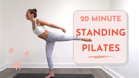 20 Minute Standing Pilates Full Body Workout Toned Muscles At Home