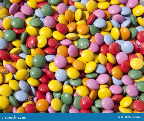 Chocolate Buttons Candy Stock Image Image Of Background 10188227