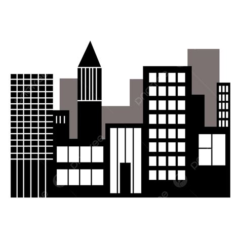 Silhouette Building Building Graphic Design Png Clipa