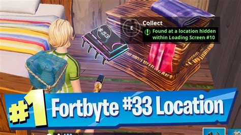 Fortnite Fortbyte 33 Location Found At A Location Hidden Within