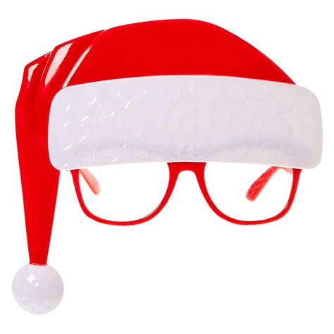 Santa Hat Glasses Claires