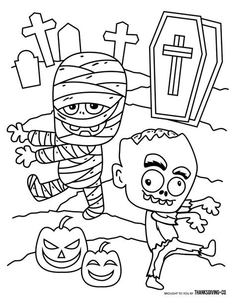 Halloween Monster Coloring Pages Free Thiva Hellas