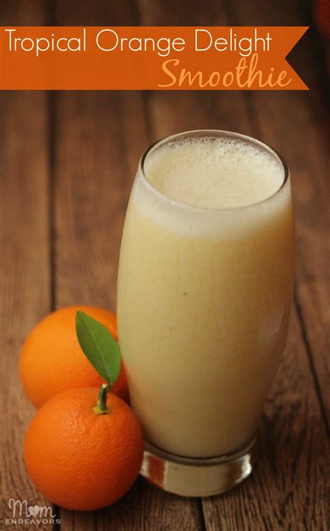 Yum Tropical Orange Delight Smoothie Via Dairyfree