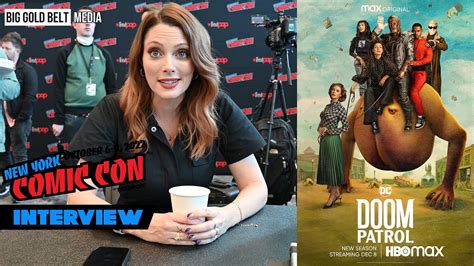 April Bowlby Interview Doom Patrol Season 4 “elasti Woman” Aka “rita Farr” Nycc 2022 Youtube