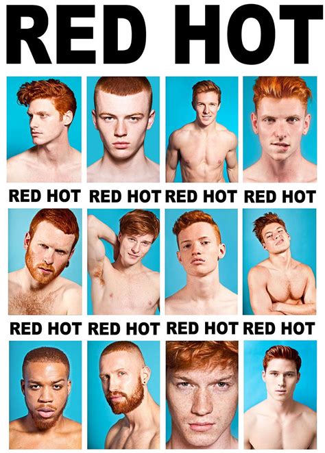 Exhibition Preview Red Hot By Thomas Knights Redhead Men Ginger Men