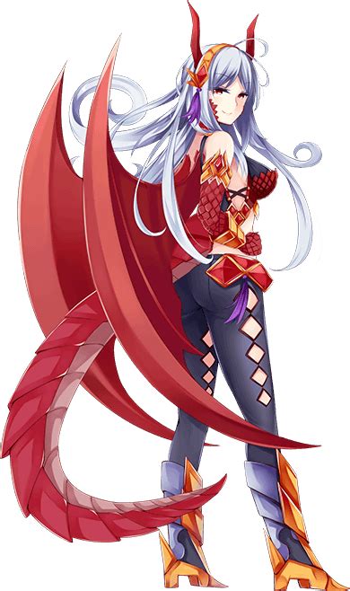 An Anime Character With Long White Hair And Blue Eyes Holding A Red