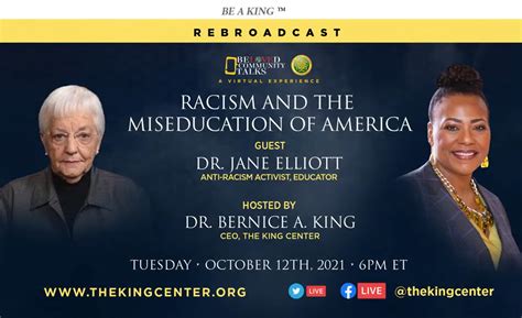 Racism And The Miseducation Of America With Dr Bernice A King And Dr Jane Elliott Bernice