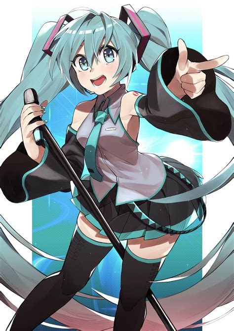 Hatsune Miku Vocaloid Drawn By Kamekiti Danbooru