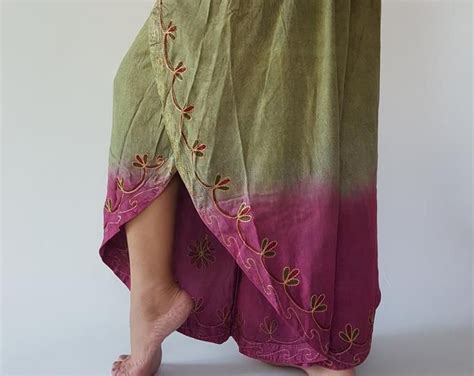 Id0206 Handstitch Indian Long Skirts For Women Boho Indian Etsy