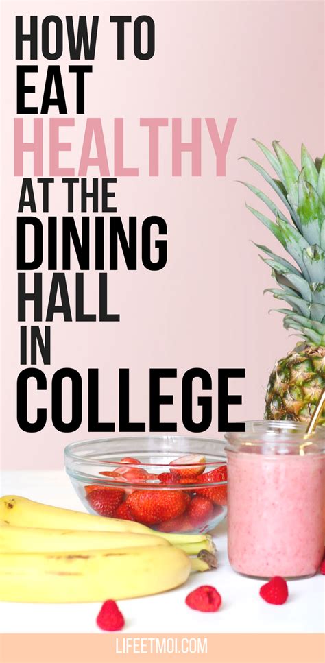 8 Tips To Eat Healthy At College Dining Halls Healthy College