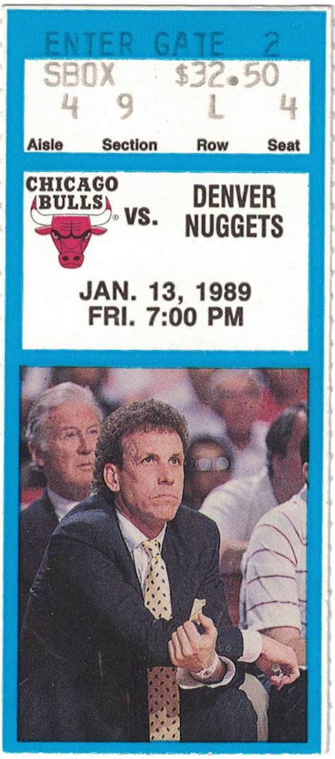 Nbastream will provide all denver nuggets 2021 game streams for preseason, season and playoffs on this very page everyday. Chicago Bulls vs Denver Nuggets January 13, 1989 Ticket Stub 11432 - Denver Autographs