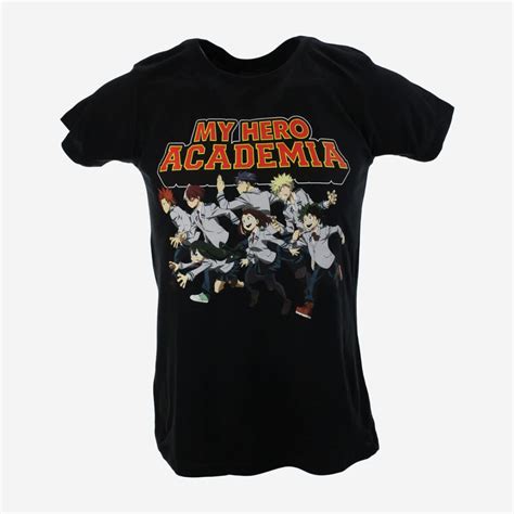 Shop My Hero Academia Deku And Friends Juniors Black T