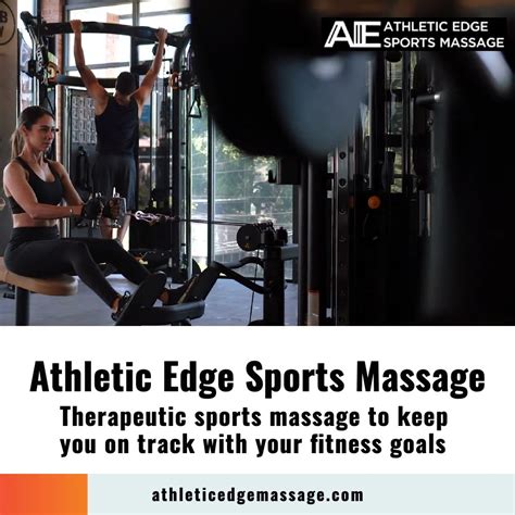 rehabilitative sports athletic edge sports massage