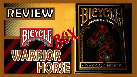 Deck Review Box Bicycle Warrior Horse Youtube