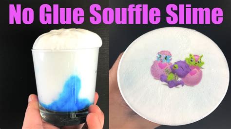 Today i'm sharing with you 2 easy ways to make slime without glue or borax. How To Make Slime Without Glue!! No Glue No Borax Souffle Slime - YouTube