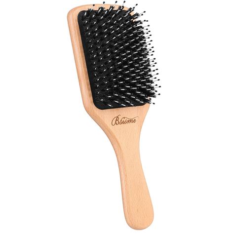 Boar Bristle Hair Brush Hair Brushes For Thick Long Curly Thin Short