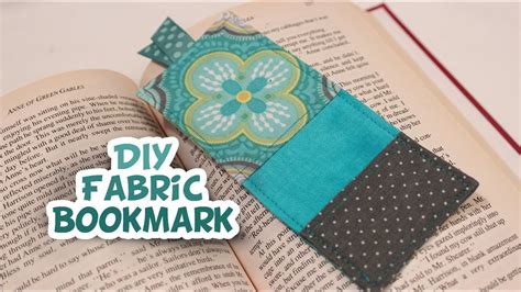 Fabric Bookmark Easy How To Whitney Sews Youtube