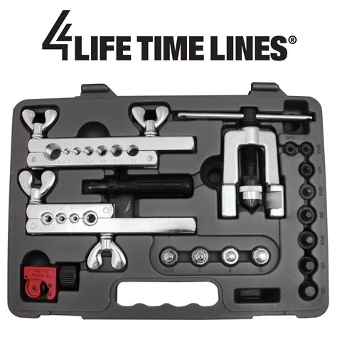 Professional Brake Line Flare Tool Kit Sae Double Flares And Iso Bubbl