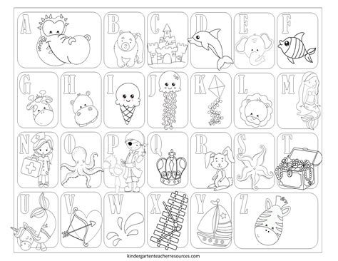 Abc Coloring Pages For Preschool Coloring Pages