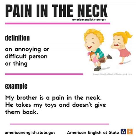 English Corner Pain In The Neck