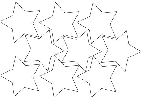 Star Garland | Star garland, Star template, Garland