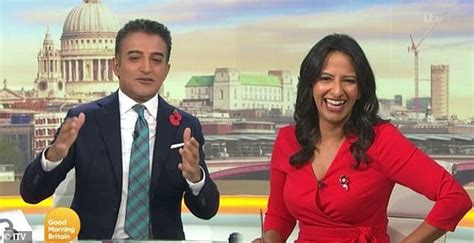 Strictly S Ranvir Singh Is Forced To Host Gmb With Her Foot Dipped In Ice Daily Mail Online