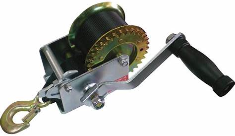 Ultra-Tow Trailer Winch — 600-Lb. Capacity, Model# 400063with Strap