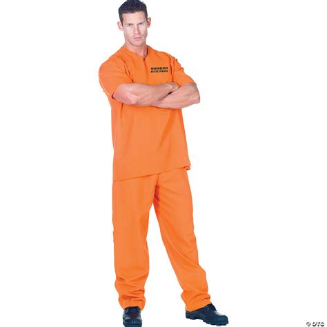 Mens Convict Costume Standard
