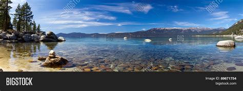 Lake Tahoe Panoramic Image And Photo Free Trial Bigstock