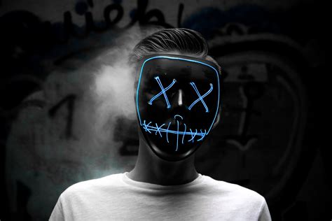 Man Wearing Blue Mask 5k Hd Photography 4k Wallpapers Images