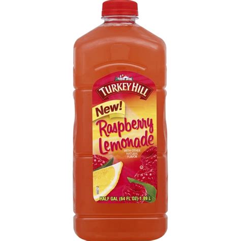 Turkey Hill Raspberry Lemonade With Other Natural Flavor 05 Gal
