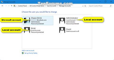 Whats The Difference Between A Microsoft Account Vs Local Account In Images
