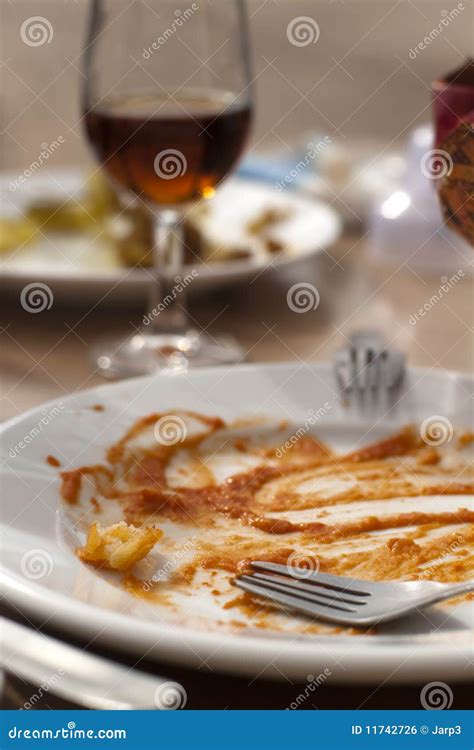 Lunch With Wine Stock Photo Image Of Obesity Fork Lunch