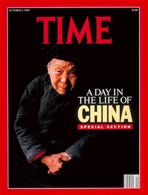 Time Magazine Cover A Day In The Life Of China Oct China