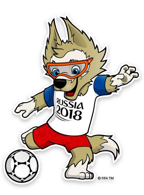 mascota del mundial 2018 para colorear imagenes de rusia 2018 mascota del mundial dibujos