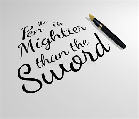 The Pen Is Mightier Than The Sword Stock Photo Image 36976670