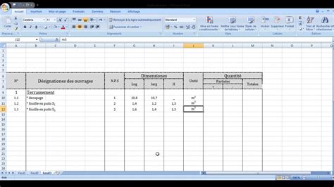 Métre Sur Excel Avec Autocad Youtube