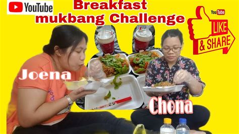 Breakfast Mukbang Challenge Accepted Youtube
