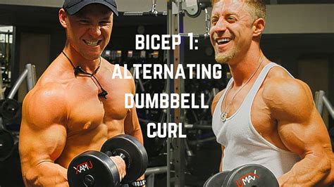 Bicep Muscle Growth Alternating Dumbbell Curls Youtube