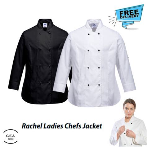Portwest Catering Ladies Chef Jacket Long Sleeve Rachel Kitchen Uniform C837 Ebay